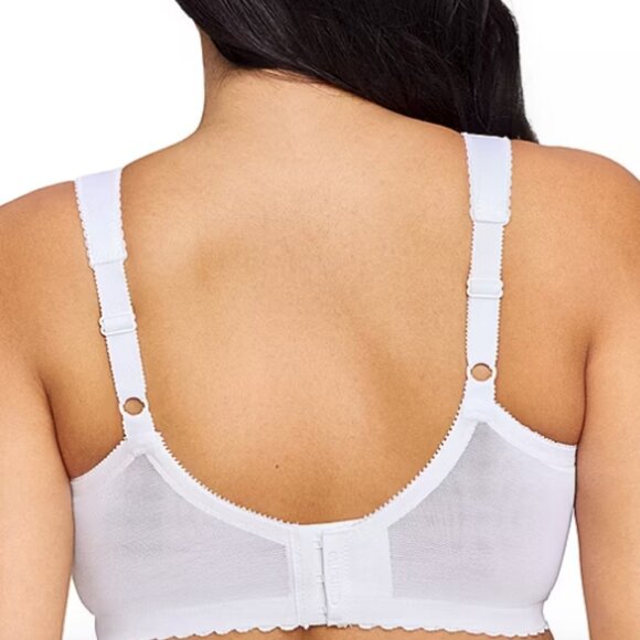 Glamorise MagicLift® Original Support Wirefree Bra-1000 , White Sz 44C - Picture 3 of 3